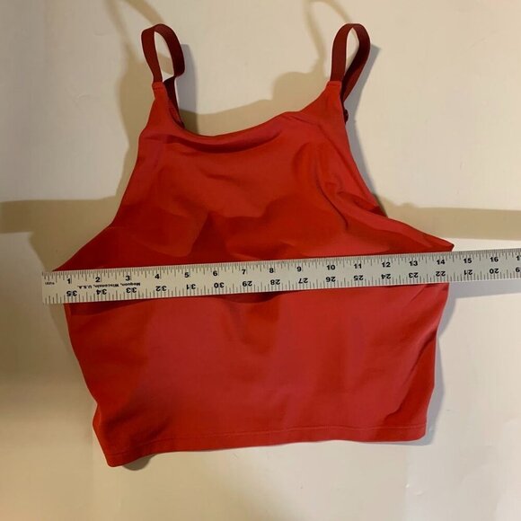 Athleta Women's Intention‎ Crop Sports Bra Lychee Cutout Adjustable Straps SZ S - Picture 9 of 11